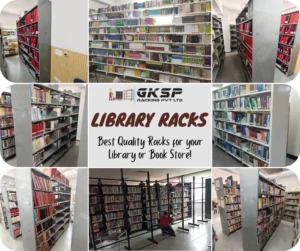 library racks, book racks, steel book racks